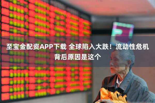 至宝金配资APP下载 全球陷入大跌!流动性危机背后原因是这个